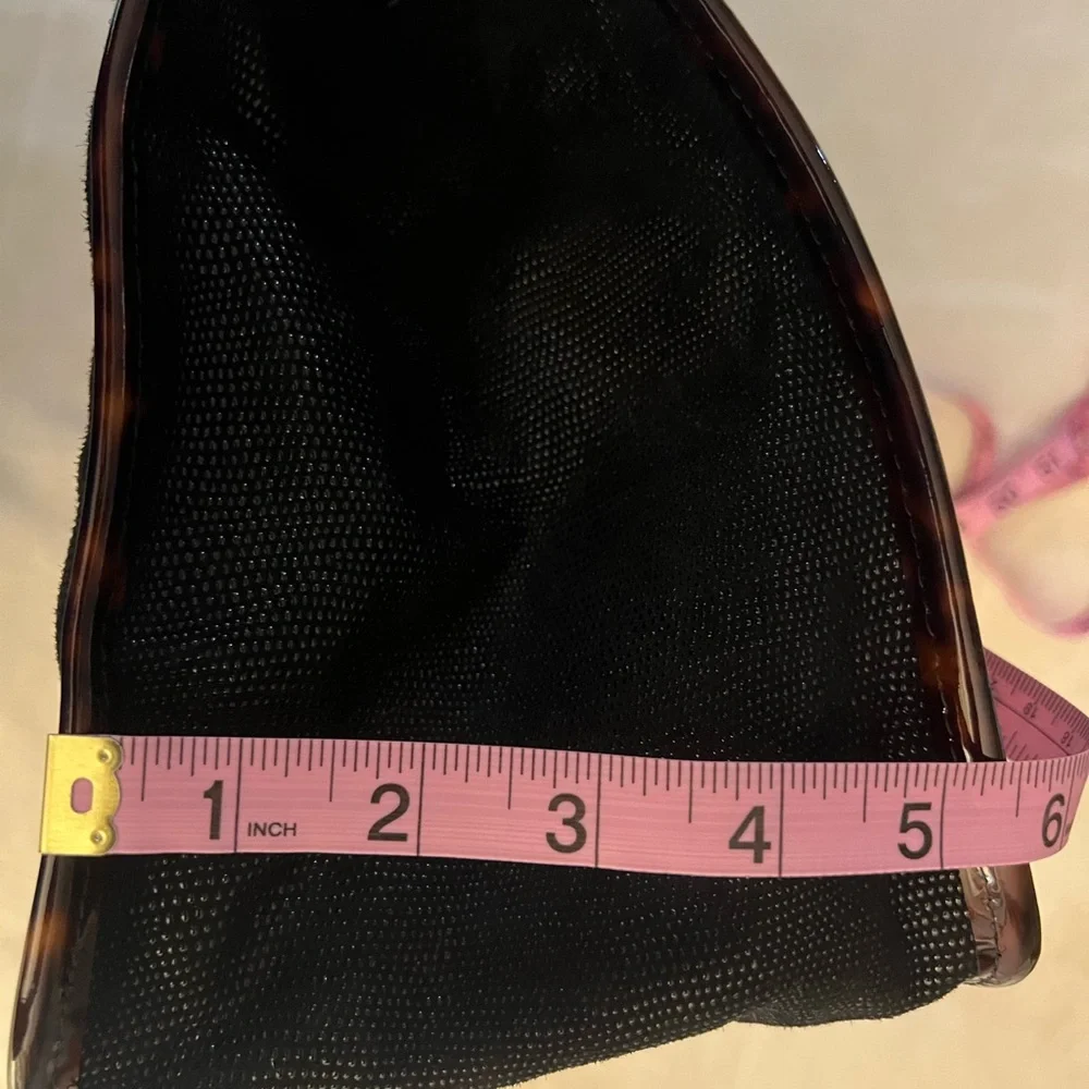 🩷Vintage Raffia Black Stuart weitzman top handle tote bag 💚